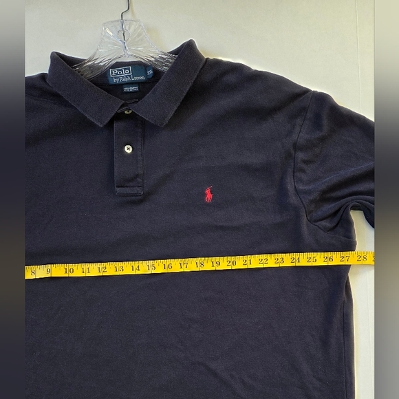 Polo Ralph Lauren Mens Short Sleeve Polo Shirts-2 Size XXL Navy/Blue Logo - Picture 4 of 15
